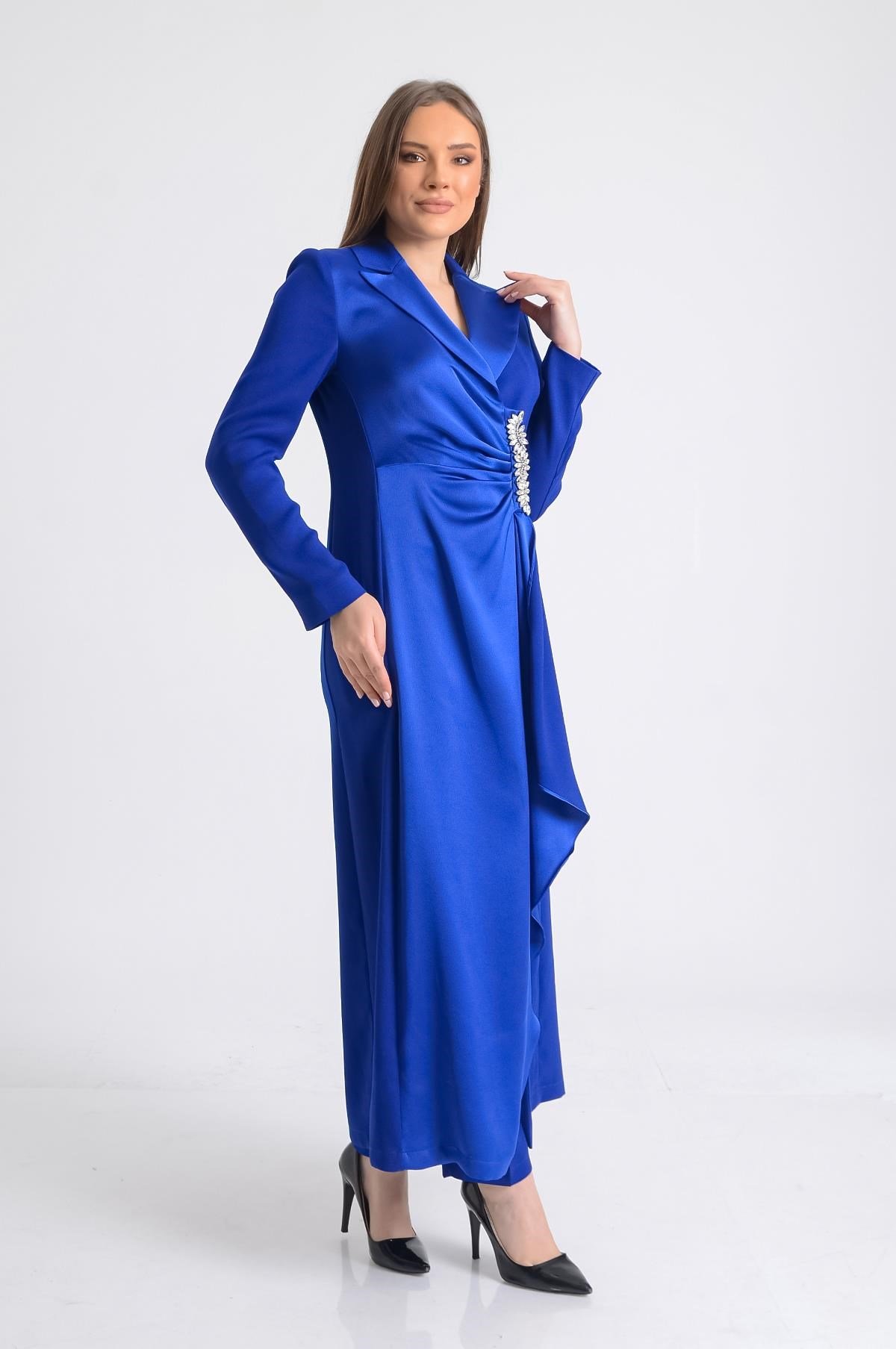 Saks Uzun Ceketli Takım Abiye P-0000007658-SAKSSKS42