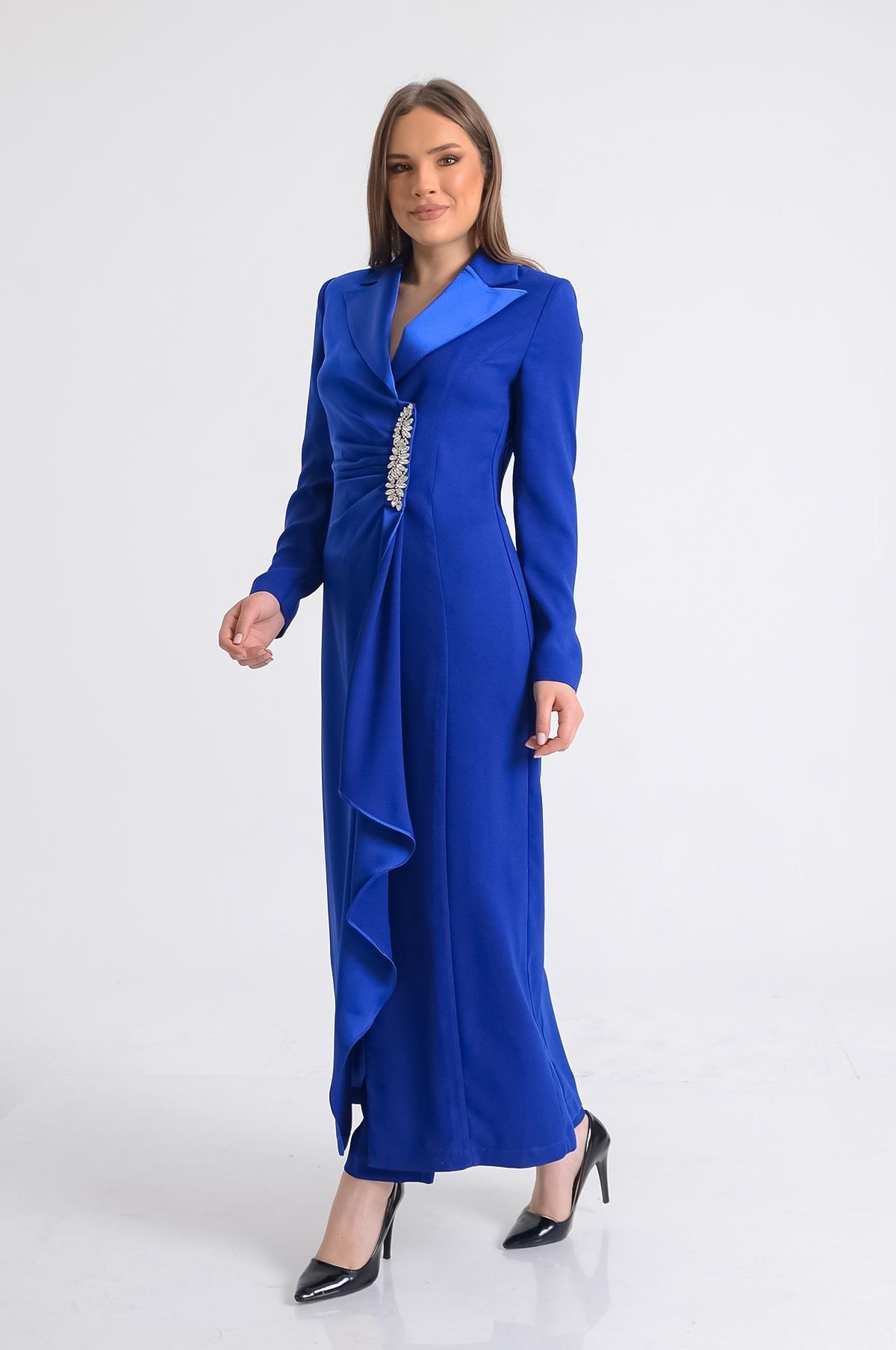 Saks Uzun Ceketli Takım Abiye P-0000007658-SAKSSKS42