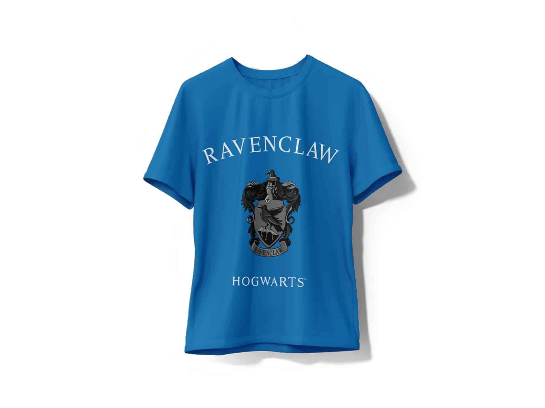 Harry Potter Ravenclaw Hogwarts Mavi T-Shirt