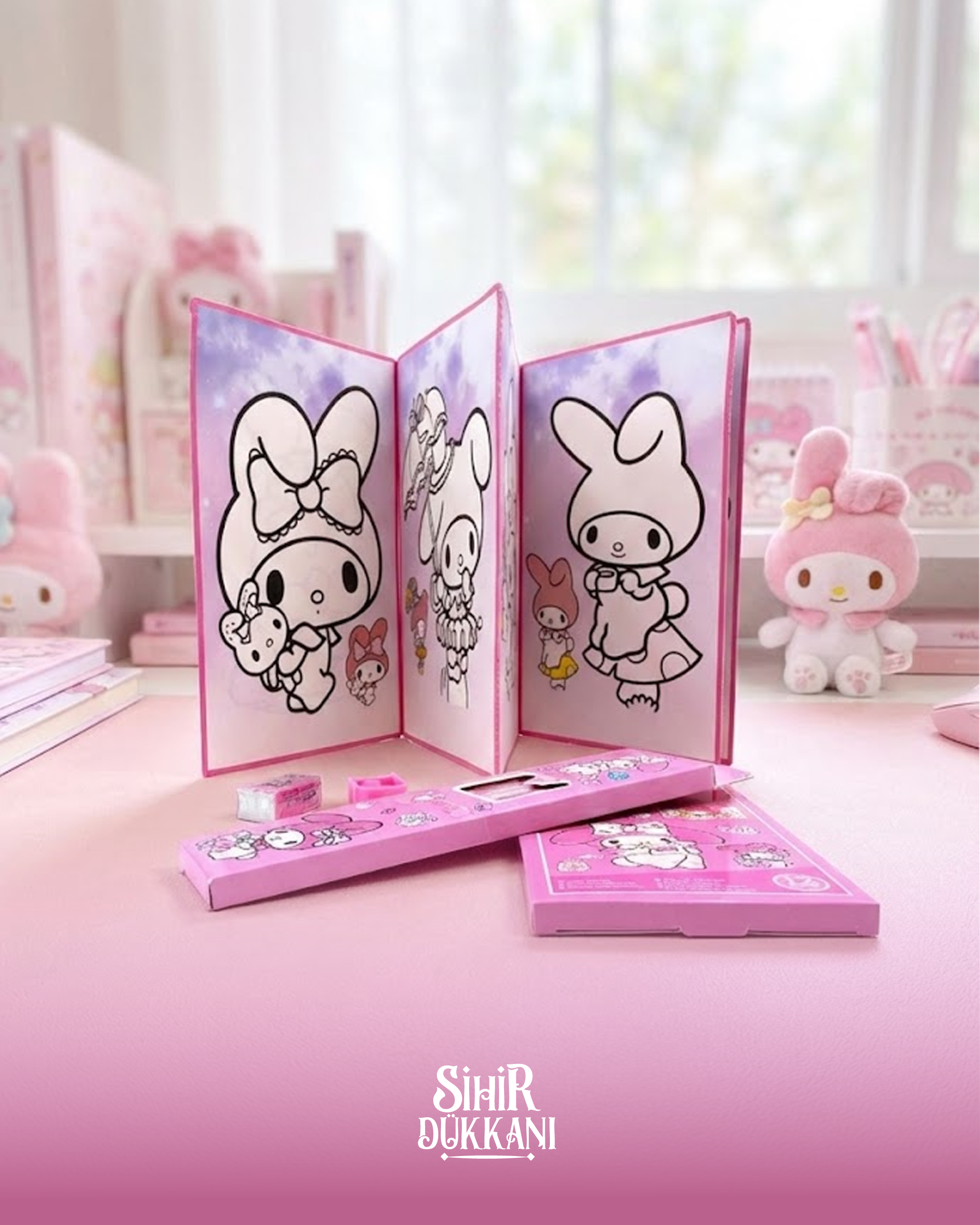 HELLO KİTTY BOYAMA SETİ