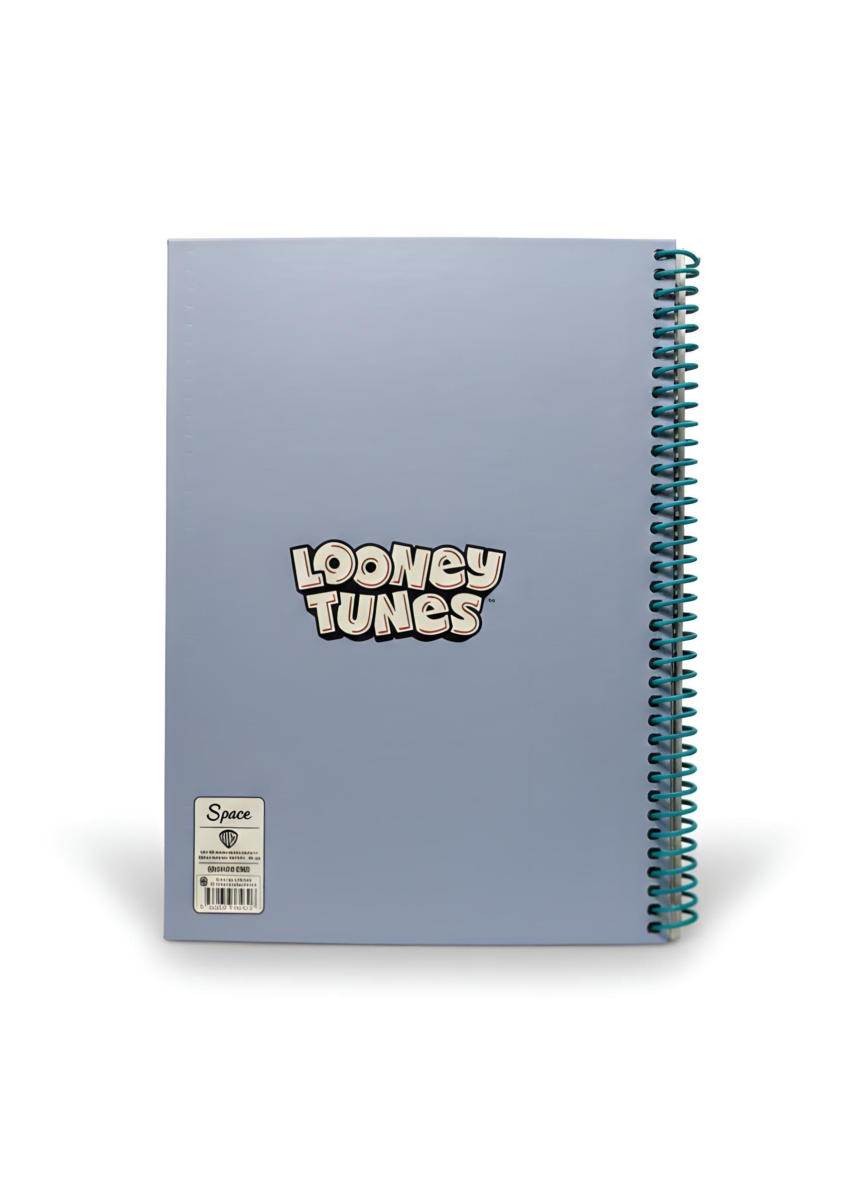 Looney Tunes That'S All Folks Spiralli Sert Kapak Kareli Defter