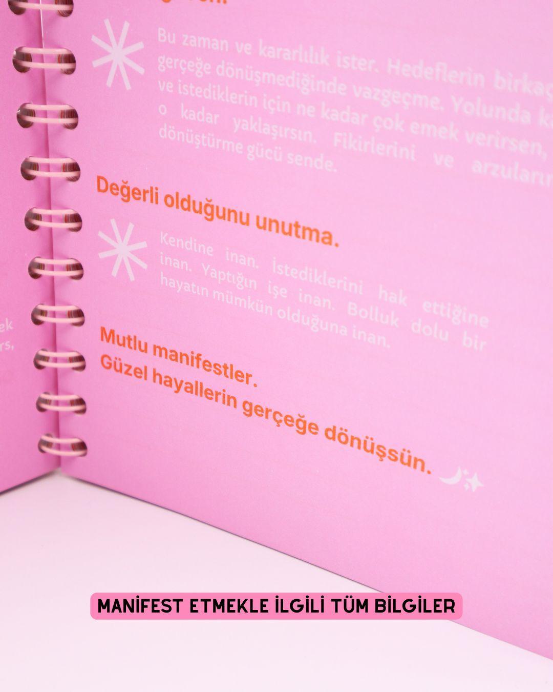 Manifestle Ajanda Pembe