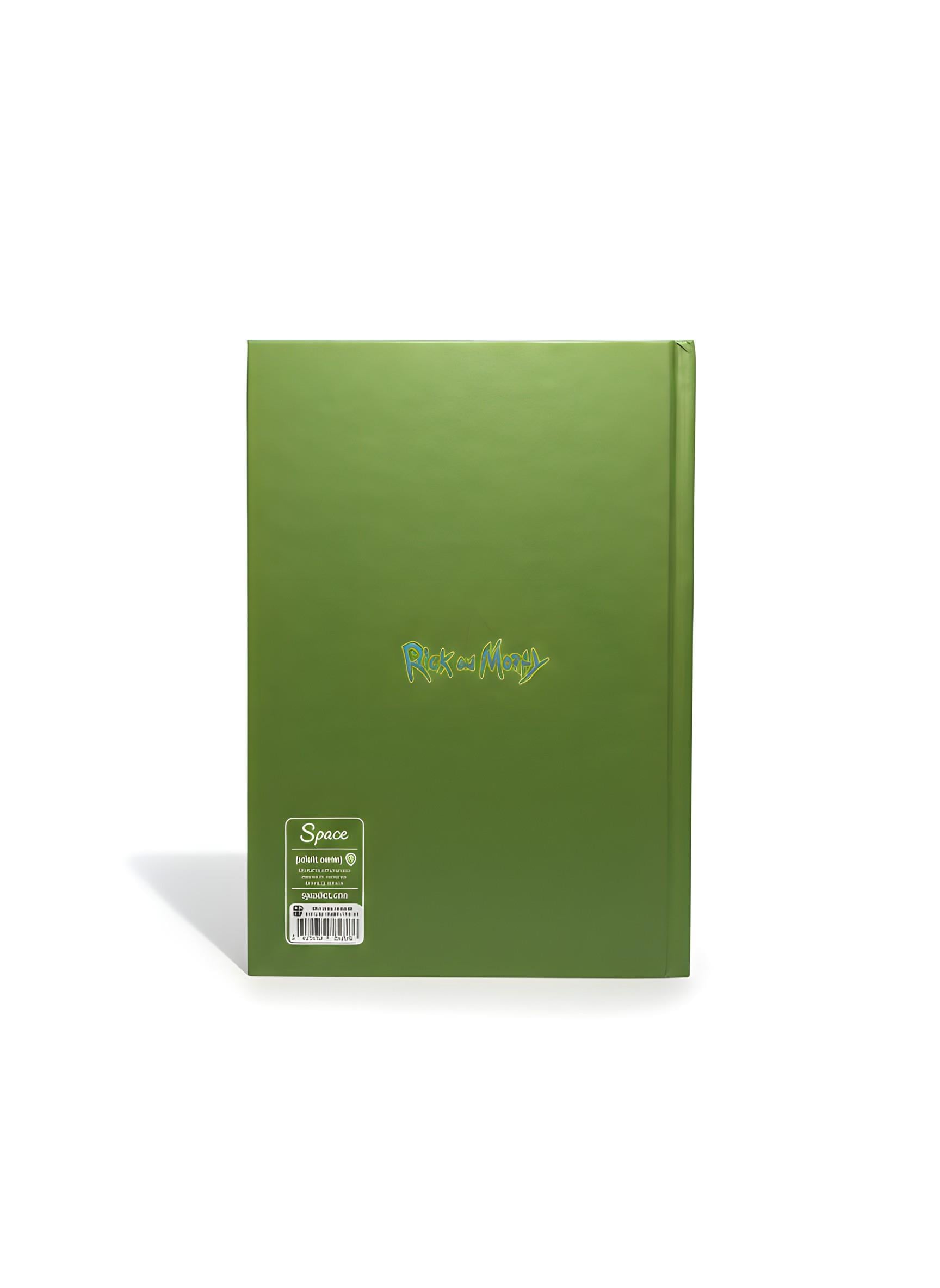 Rick & Morty Focus On Science Sert Kapak Çizgili Defter