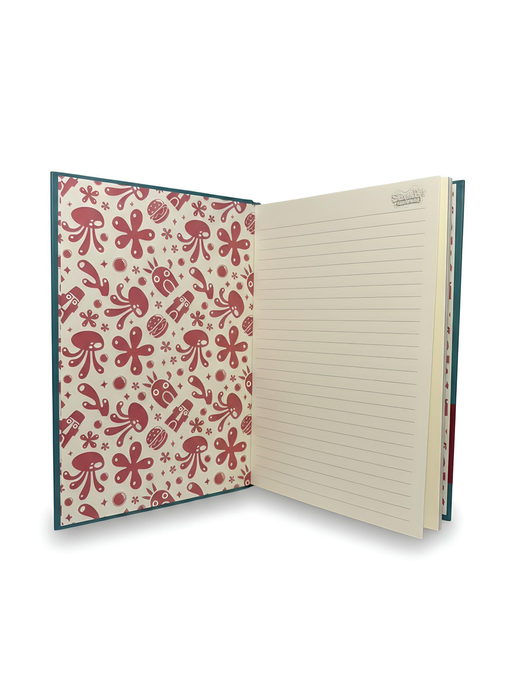 Sponge Bob Are You Still Talking Sert Kapak Çizgili Defter