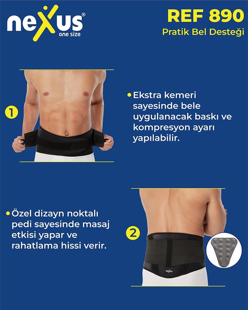 Pratik Bel Desteği (Üçgen Pedli)