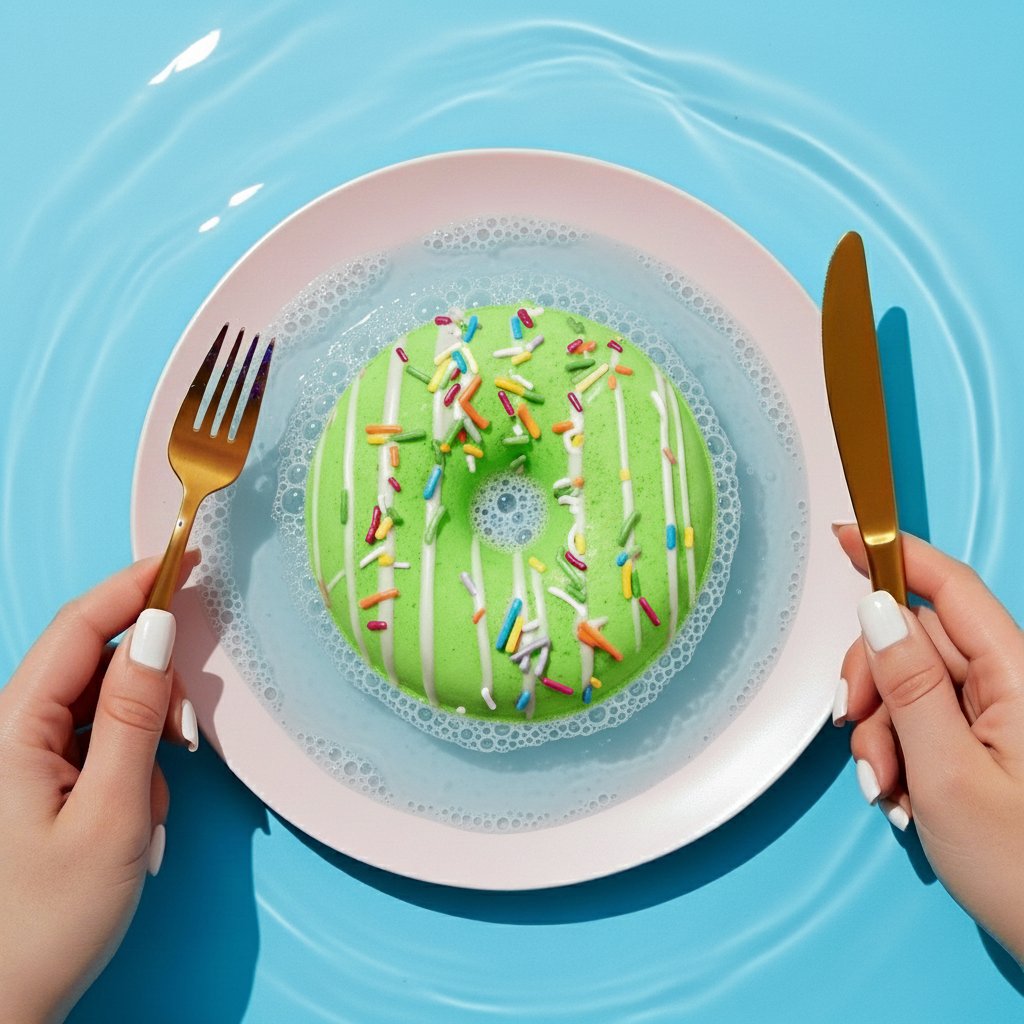 Donut Banyo Topu Aloe Vera
