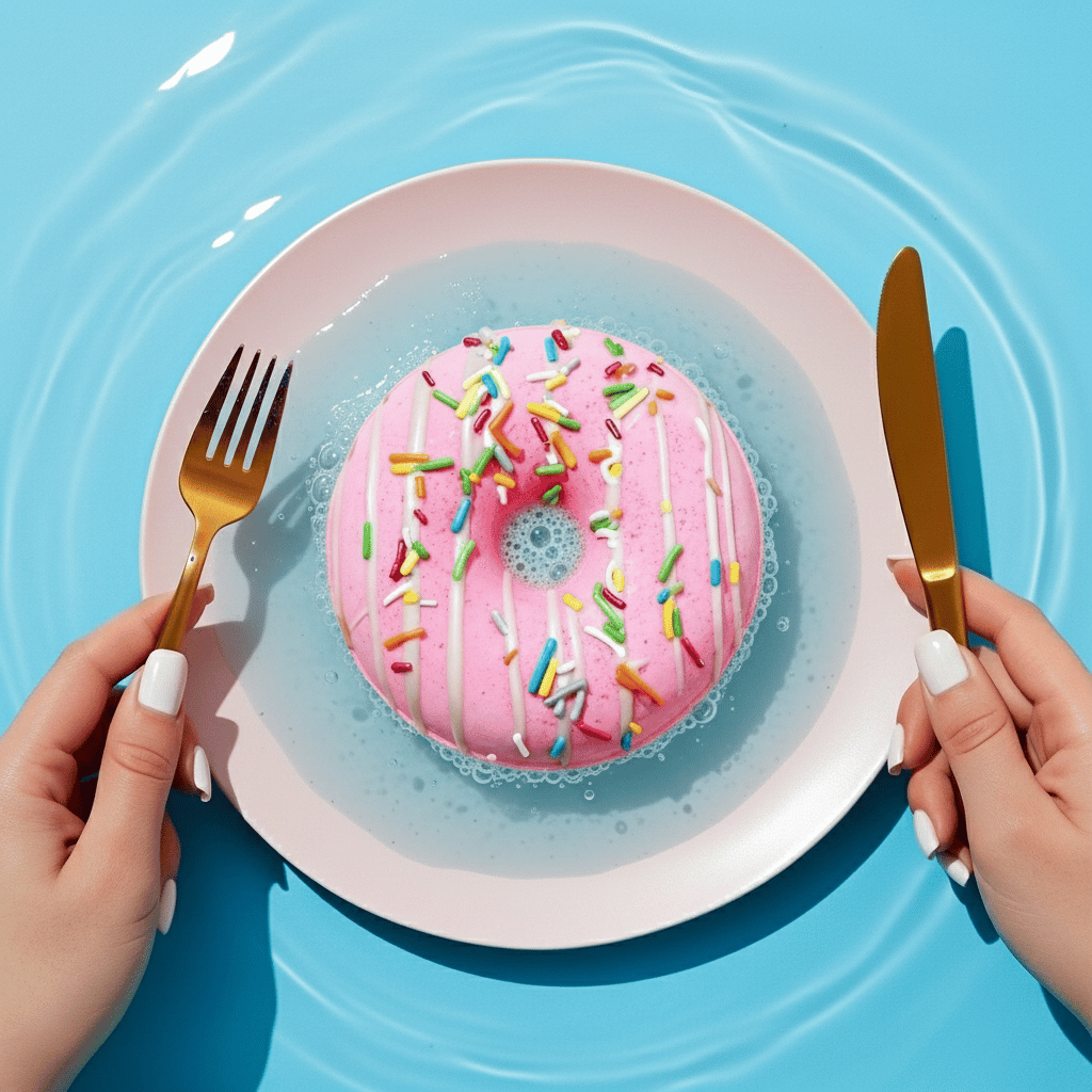 Donut Banyo Topu Kiraz