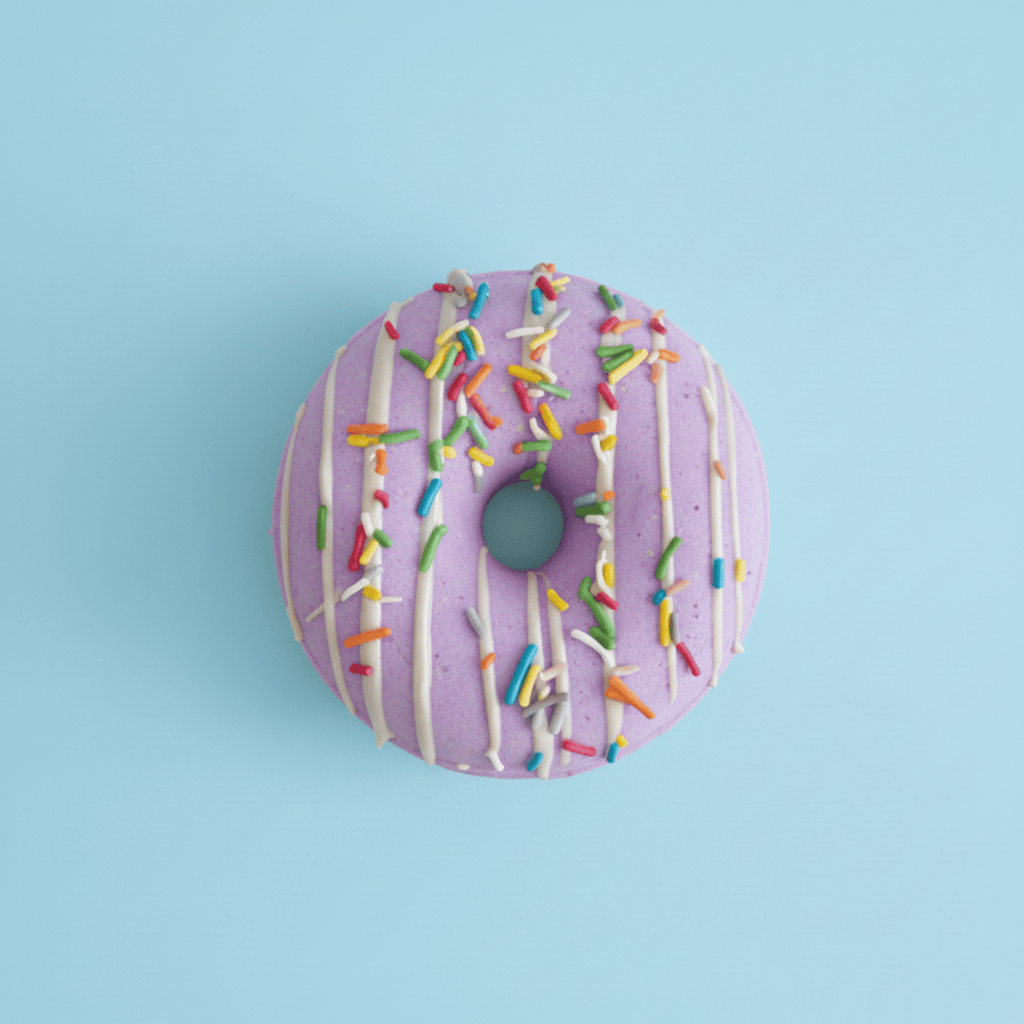 Donut Banyo Topu Lavanta