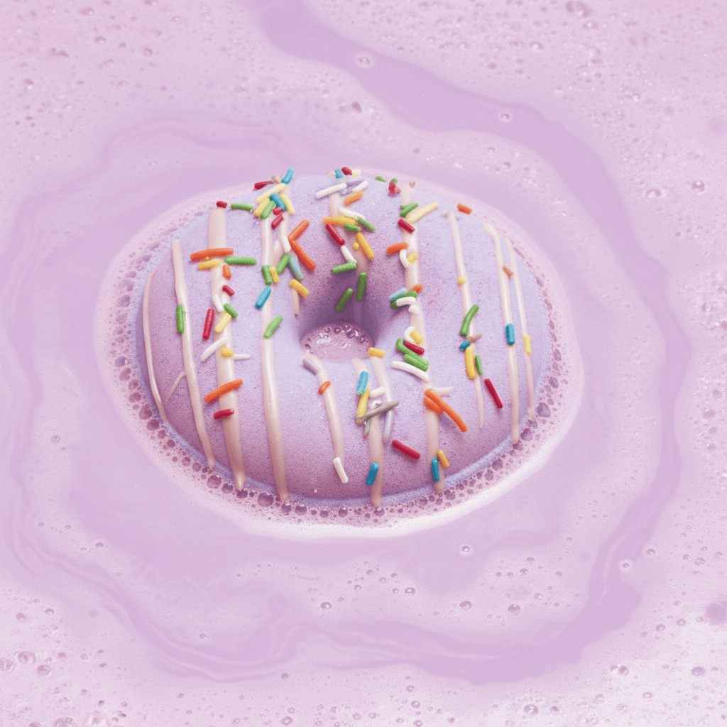 Donut Banyo Topu Lavanta