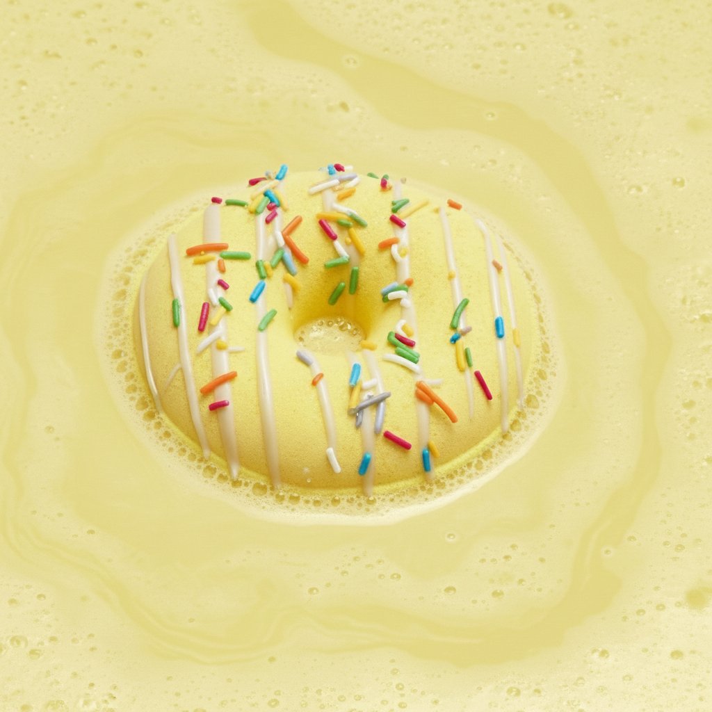 Donut Banyo Topu Limon