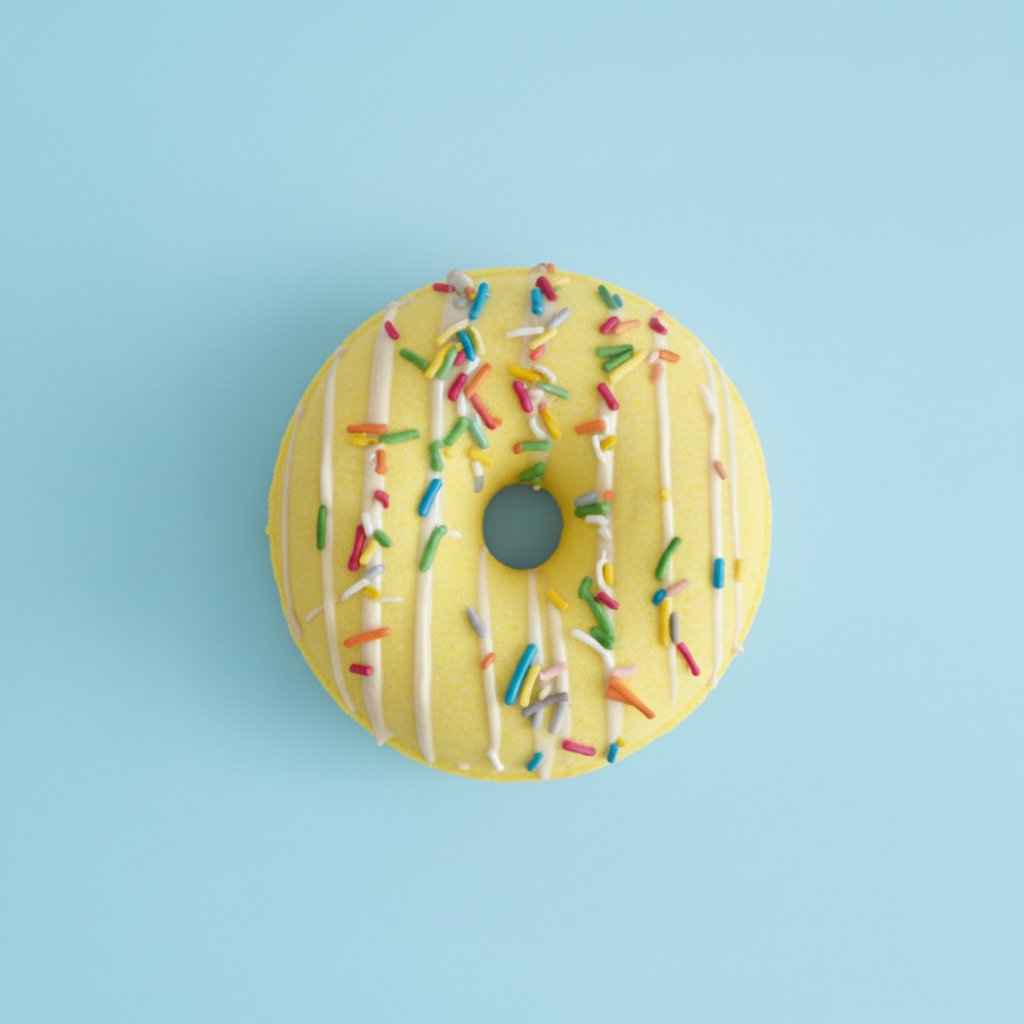 Donut Banyo Topu Limon