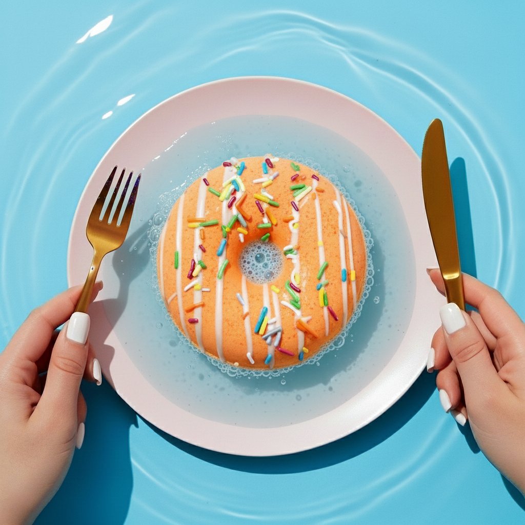 Donut Banyo Topu Portakal