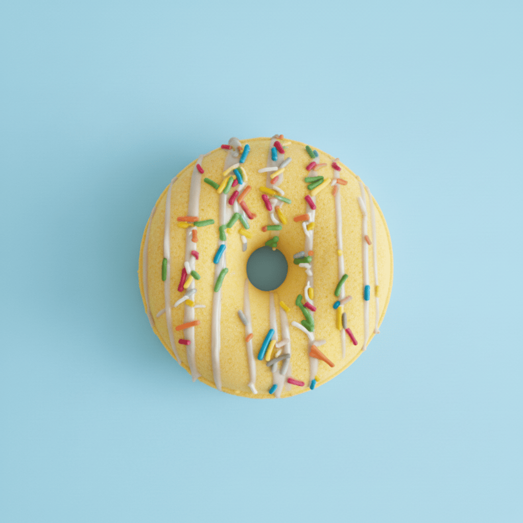 Donut Banyo Topu Yasemin