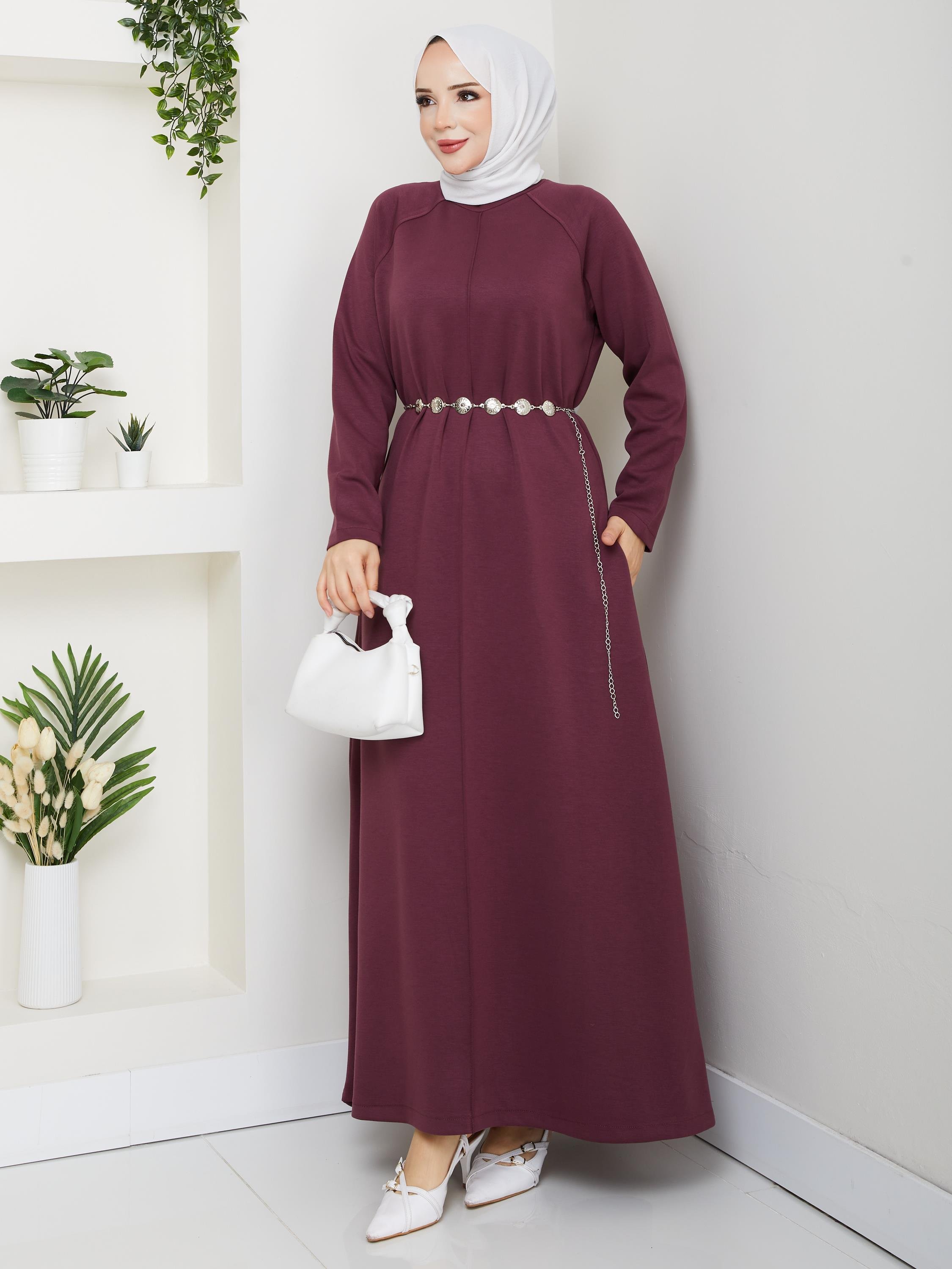 Elegance Oysho Elbise | Bordo