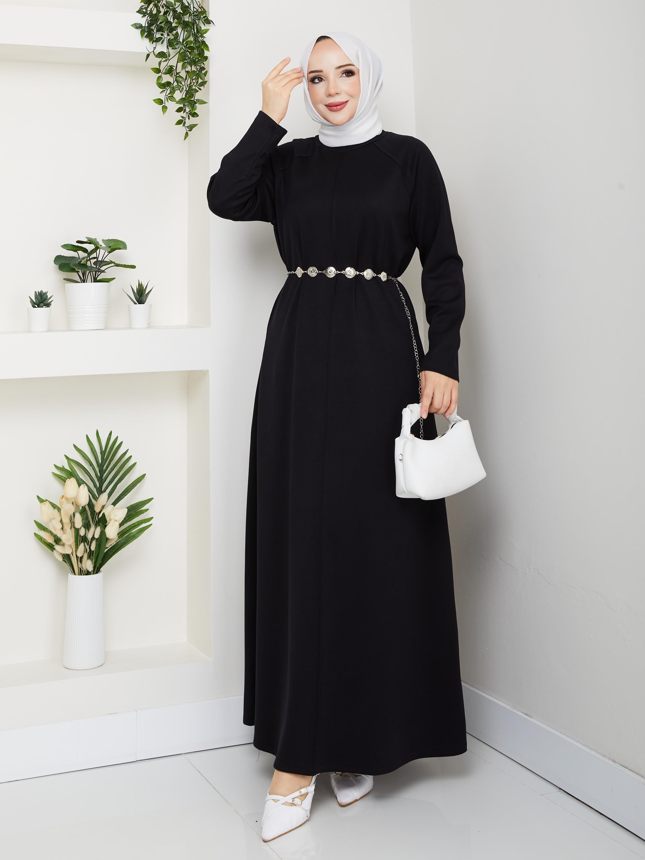 Elegance Oysho Elbise | Siyah