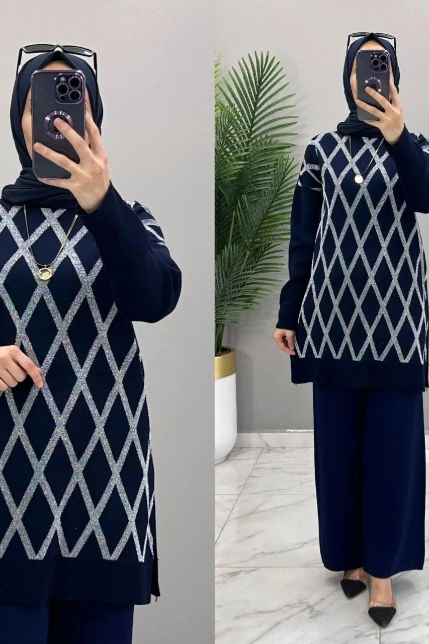 Müjgan Triko Takım / Lacivert