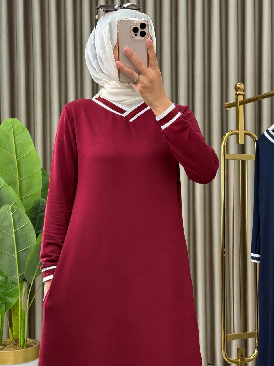 Nursaç Elbise / Bordo