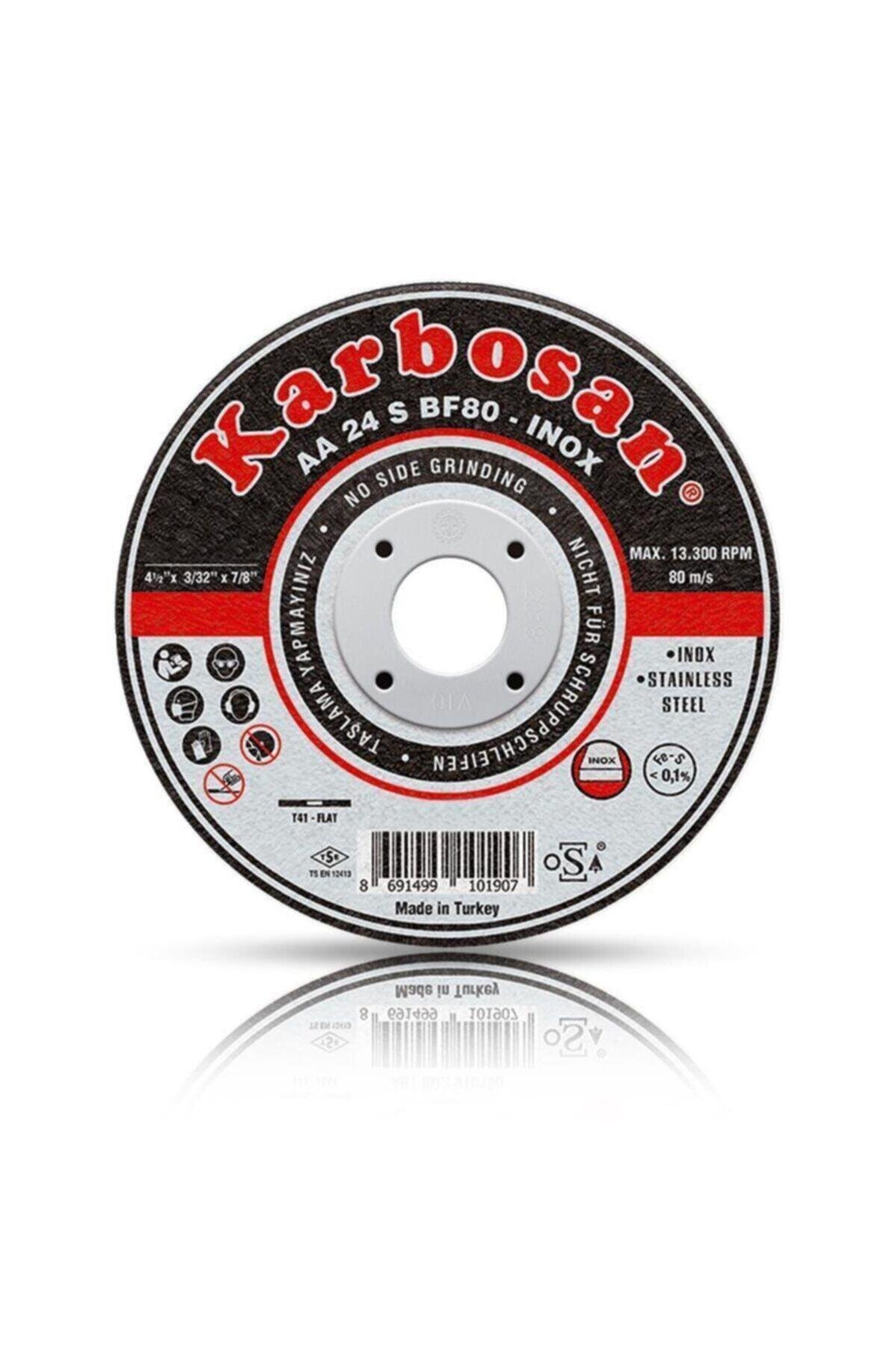 125 X 1 Paslanmaz Çelik Inox Kesme Diski 25 Adet