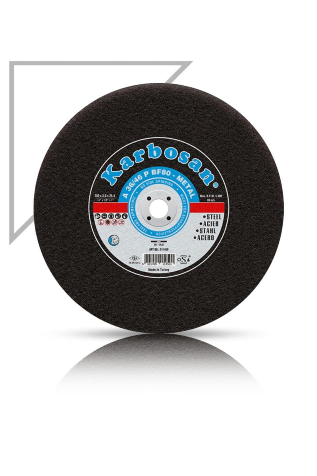 300x3.0x25.4 910840 A 30/36 P Bf80 Düz Metal Sabit Tezgah Kesme Taşı