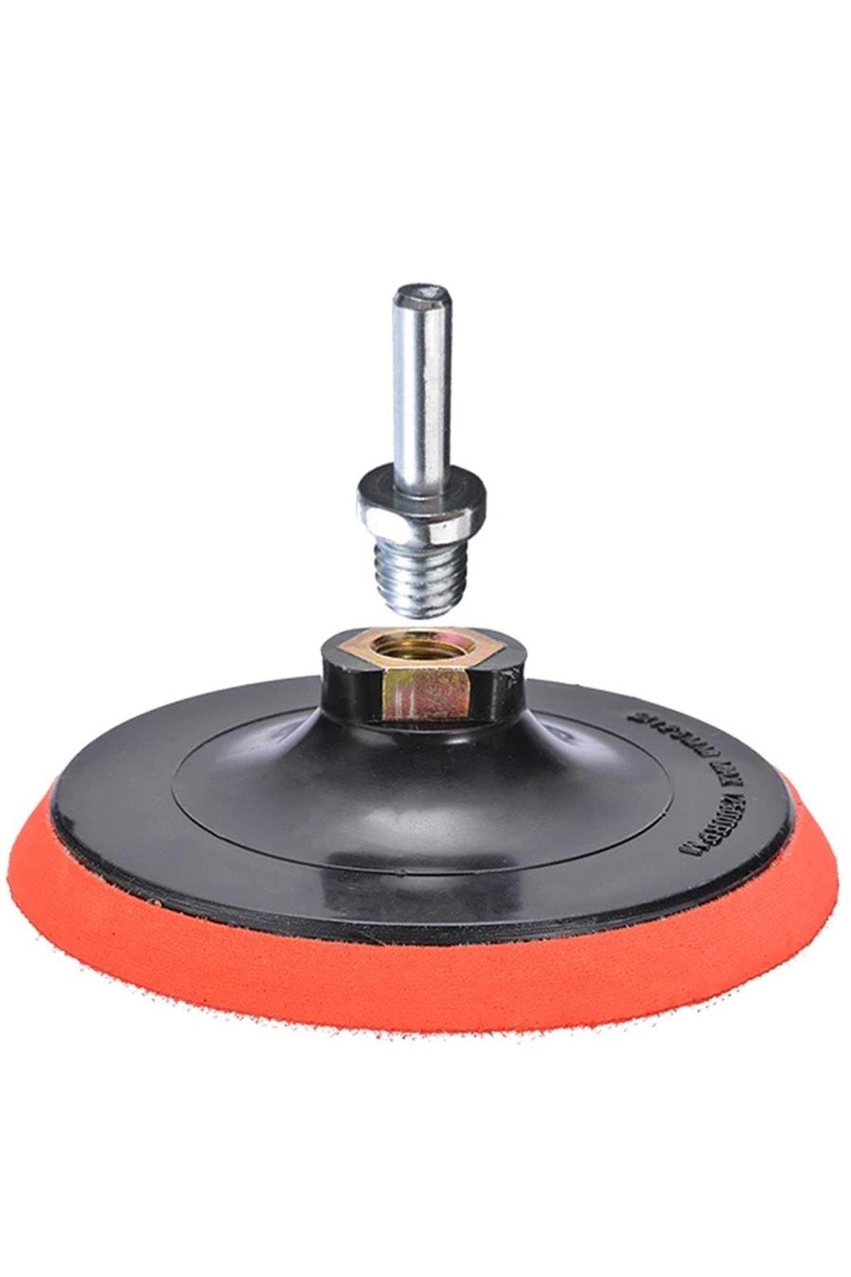 Yama 115 mm Cırtlı Deliksiz Zımpara Tabanı + Matkap Aparatı Spiral Avuç Taşlama