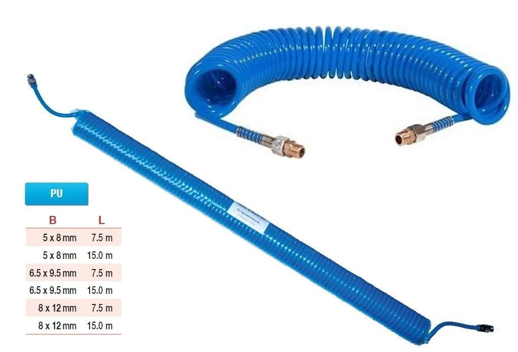 Yama Döner Rekorlu Spiral Hava Hortumu 6.5x9.5x15 YH1S6915