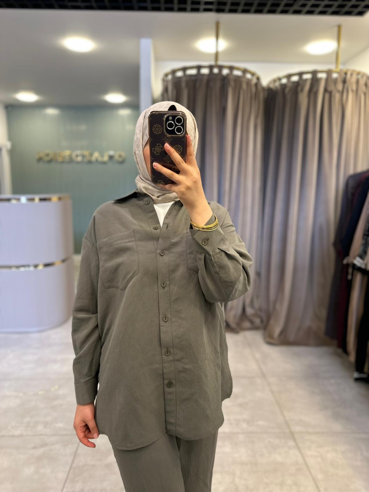 Nuss Fitilli Tensel Takım Haki 26K 1021