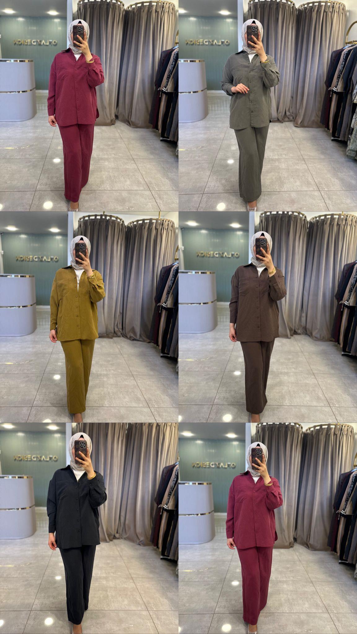 Nuss Fitilli Tensel Takım Haki 26K 1021