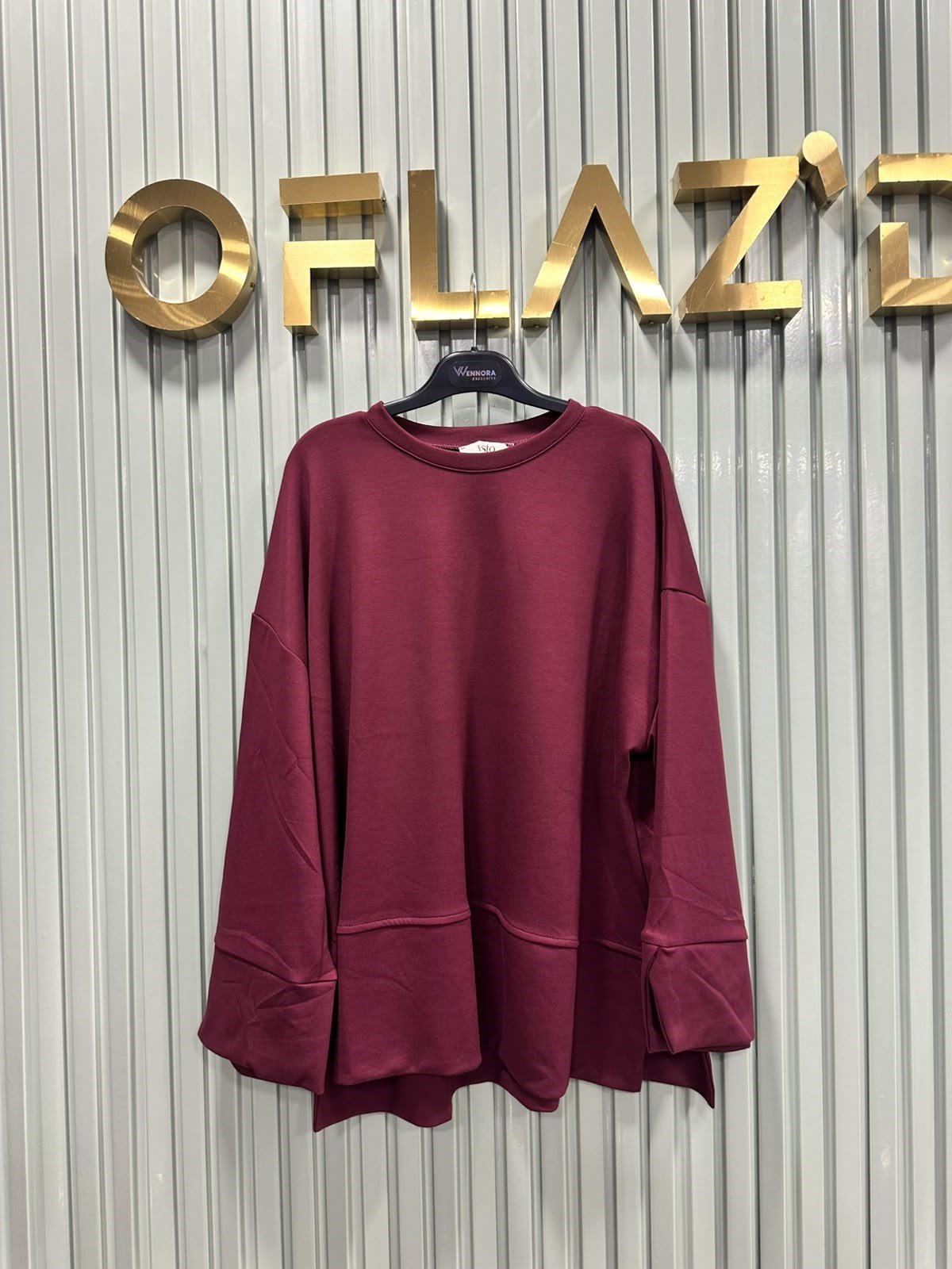 Oysho Basic Sweat Bordo 5024
