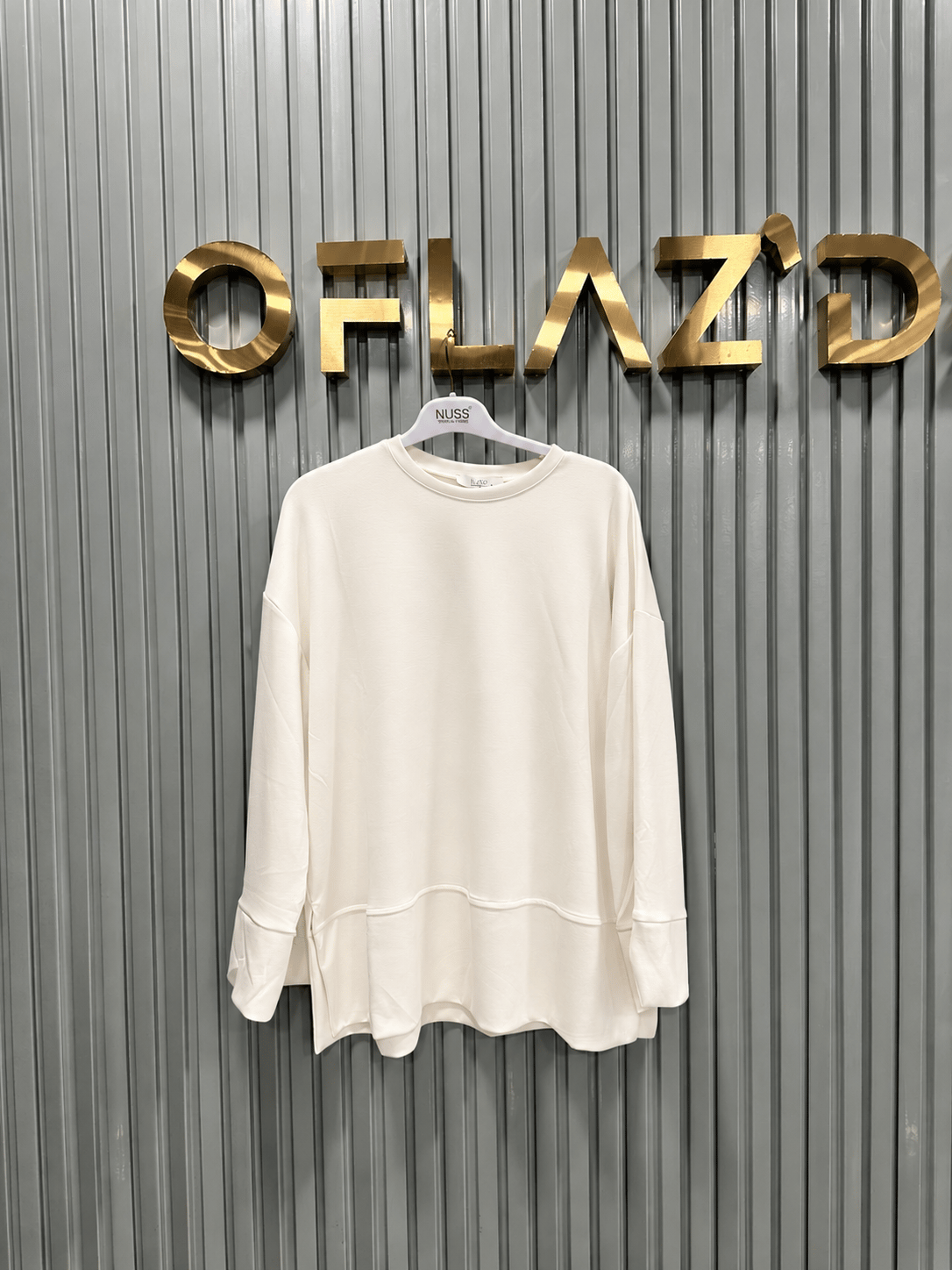 Oysho Basic Sweat Ekru 5024