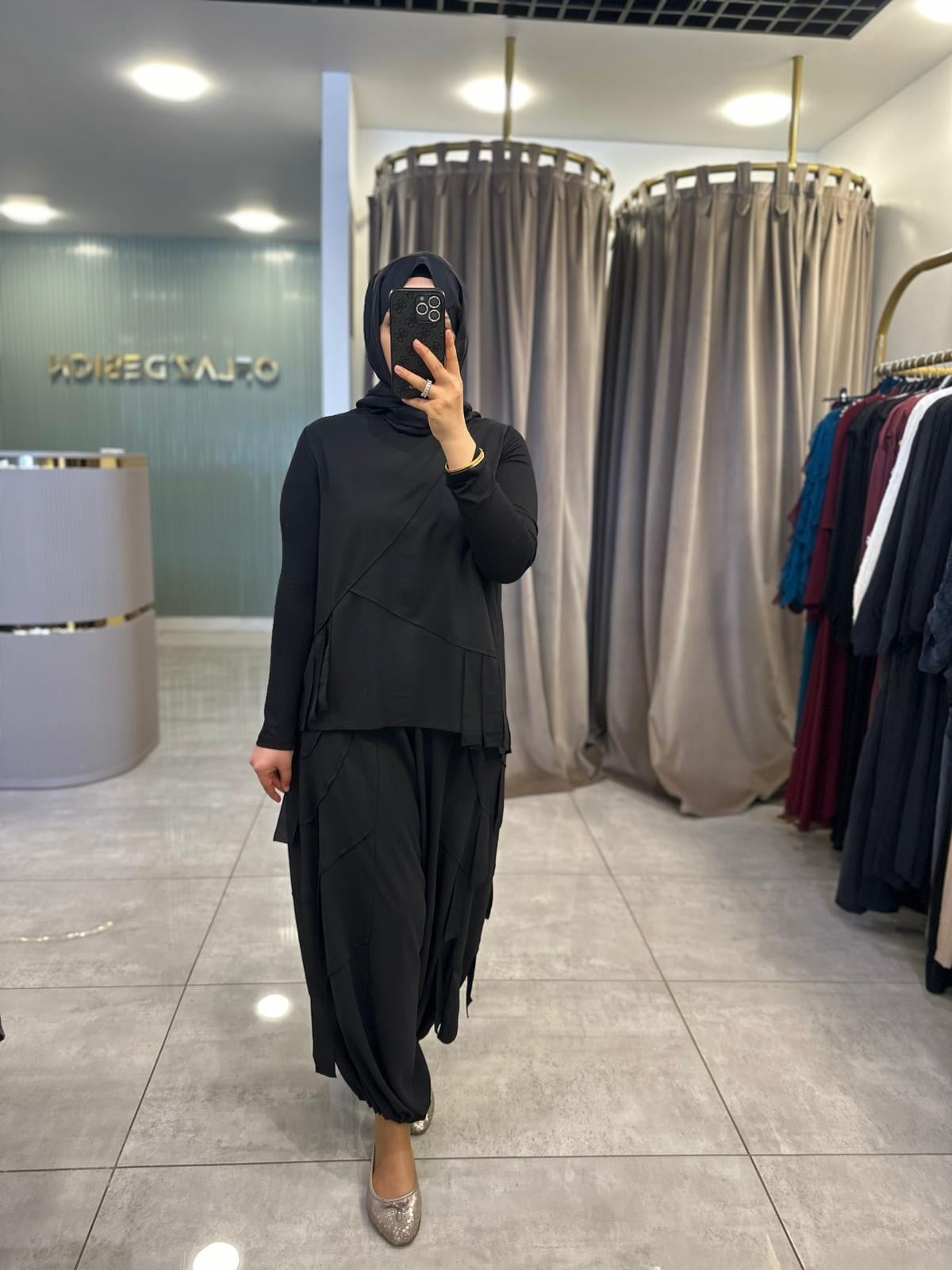 Redshow Şalvar Takım Siyah 27962