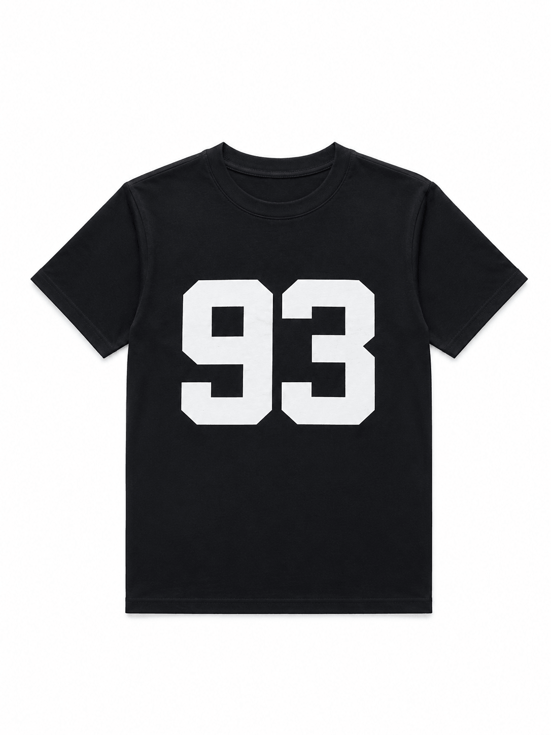 93 Baskılı Bisiklet Yaka Tshirt 