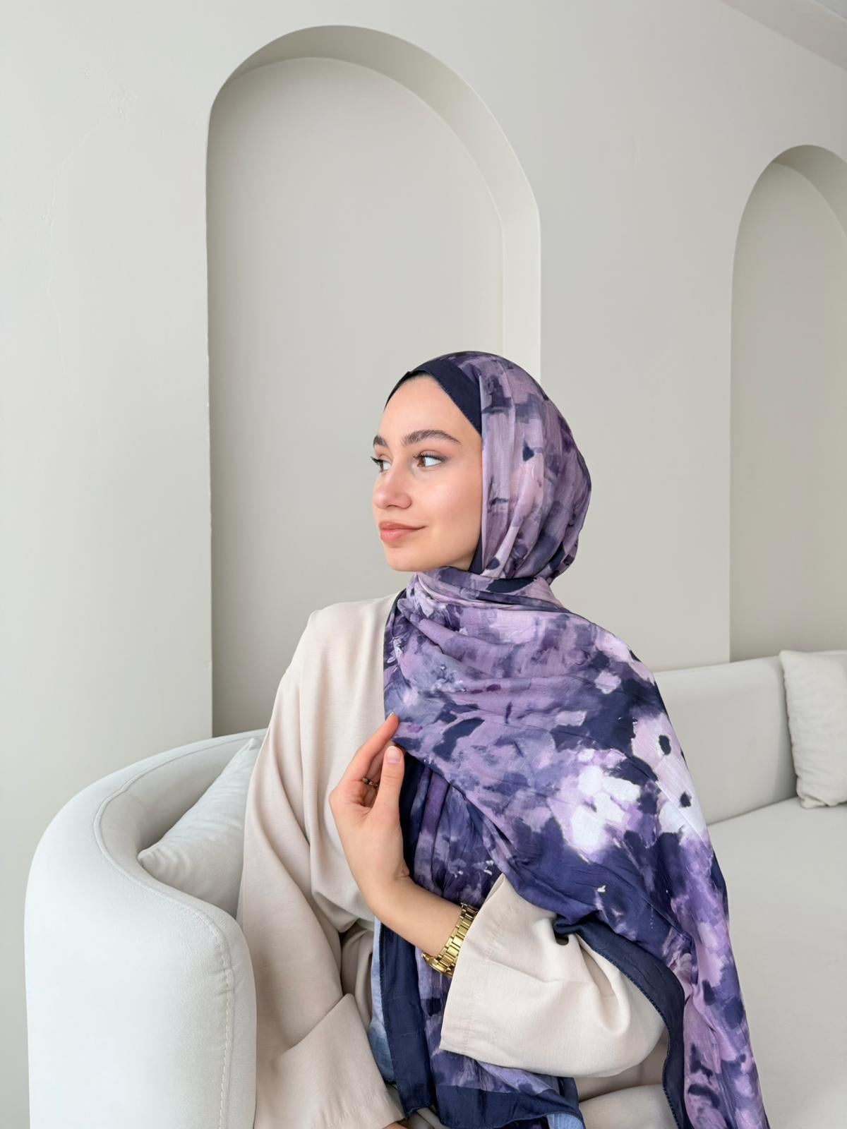Batik Bambu Kraş Şal-Mor