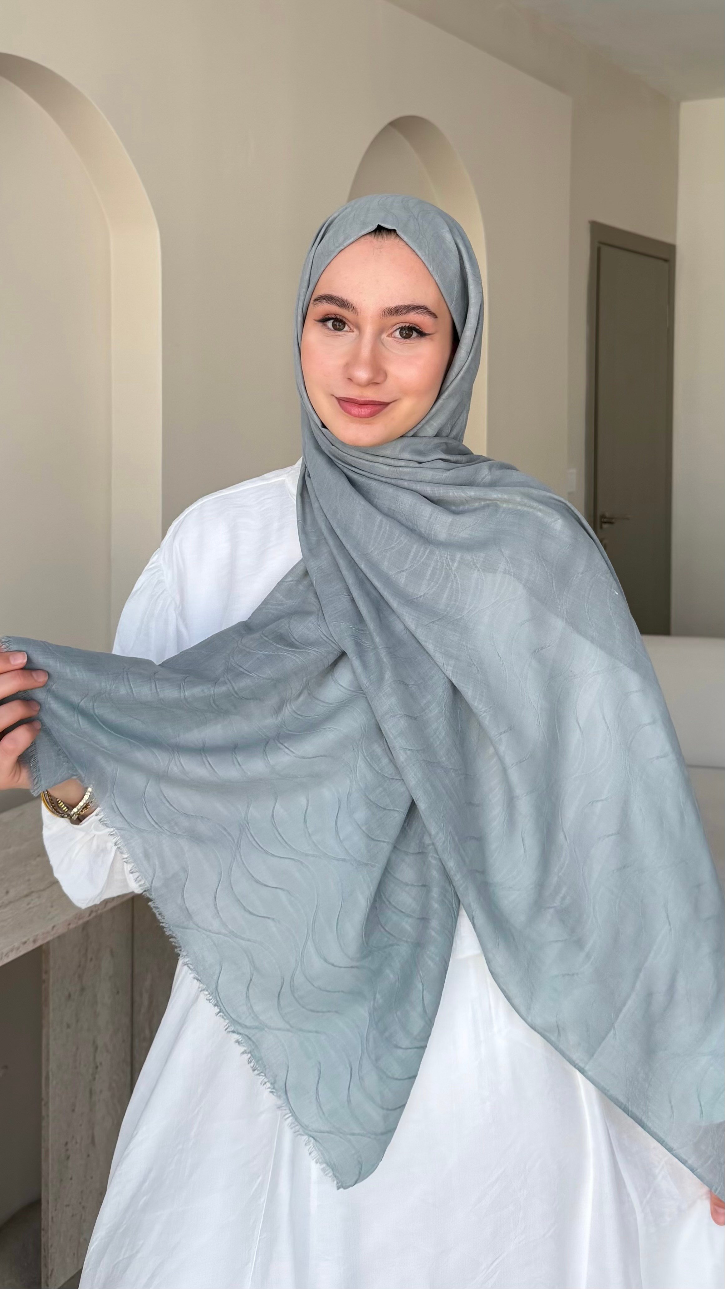 Esle Comfort Şal - Blue Gri