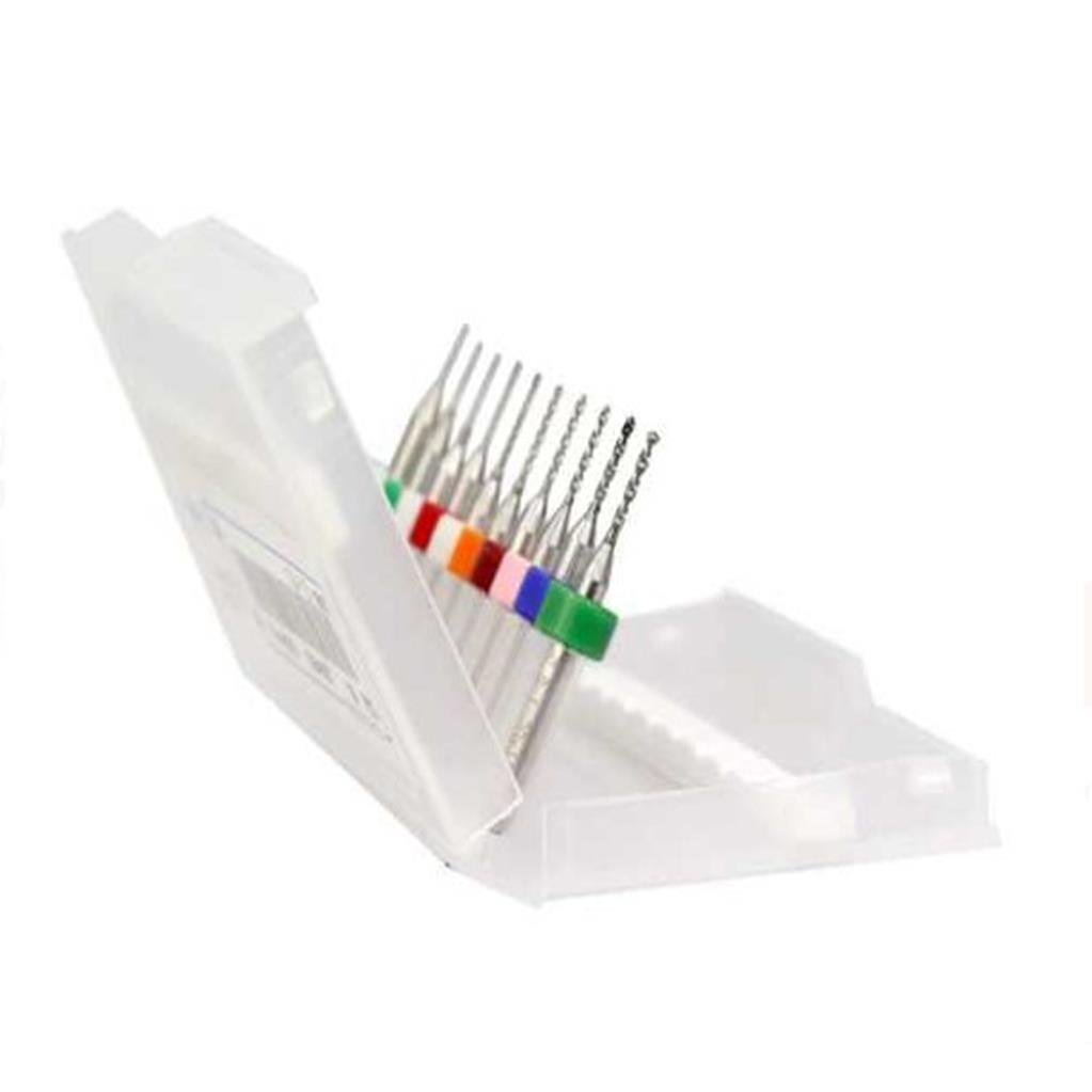 0.3mm-1.2mm PCB Mini CNC/Matkap Ucu Seti-10 Adet