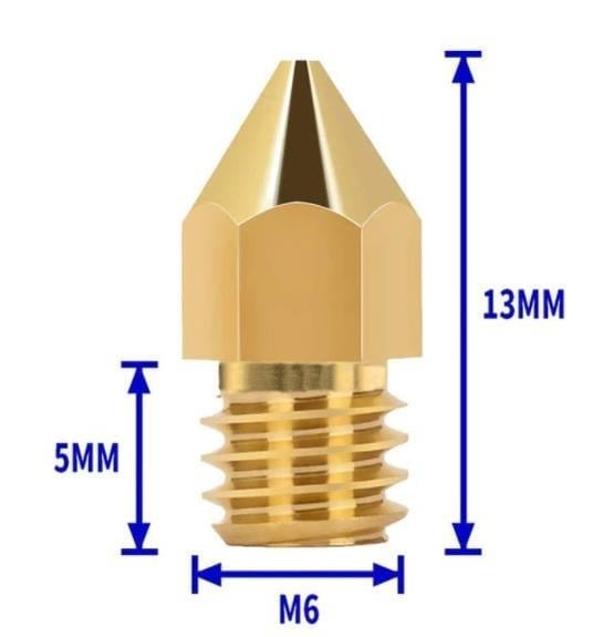 0.4 mk8 pirinç nozzle