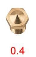 0.4 mm V6 Pirinç Nozzle