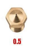 0.5 mm V6 Pirinç Nozzle