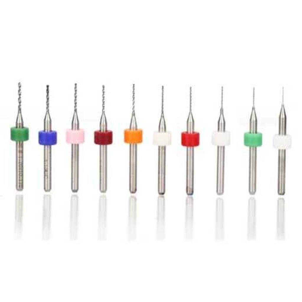 0.6mm-1.5mm PCB Mini CNCMatkap Ucu Seti-10 Adet