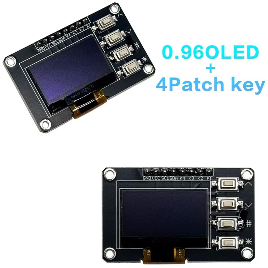 128.64 0.96 İnch I2C Butonlu Oled Grafik Lcd Ekran 4 Pin(Sarı-Mavi)