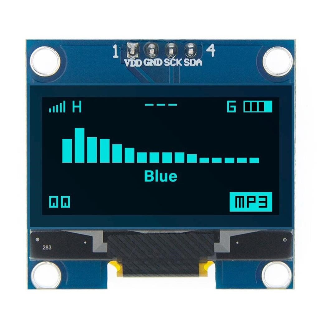 128x64 1.3 inç Oled Grafik Lcd Ekran 4 Pin(Mavi)-Drive SH1306