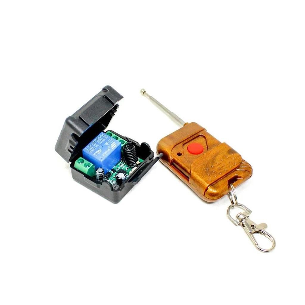 12V 433Mhz 2 Kanal Alıcı+2 Kumandalı RF Alıcı Röle Modülü(Kutulu)