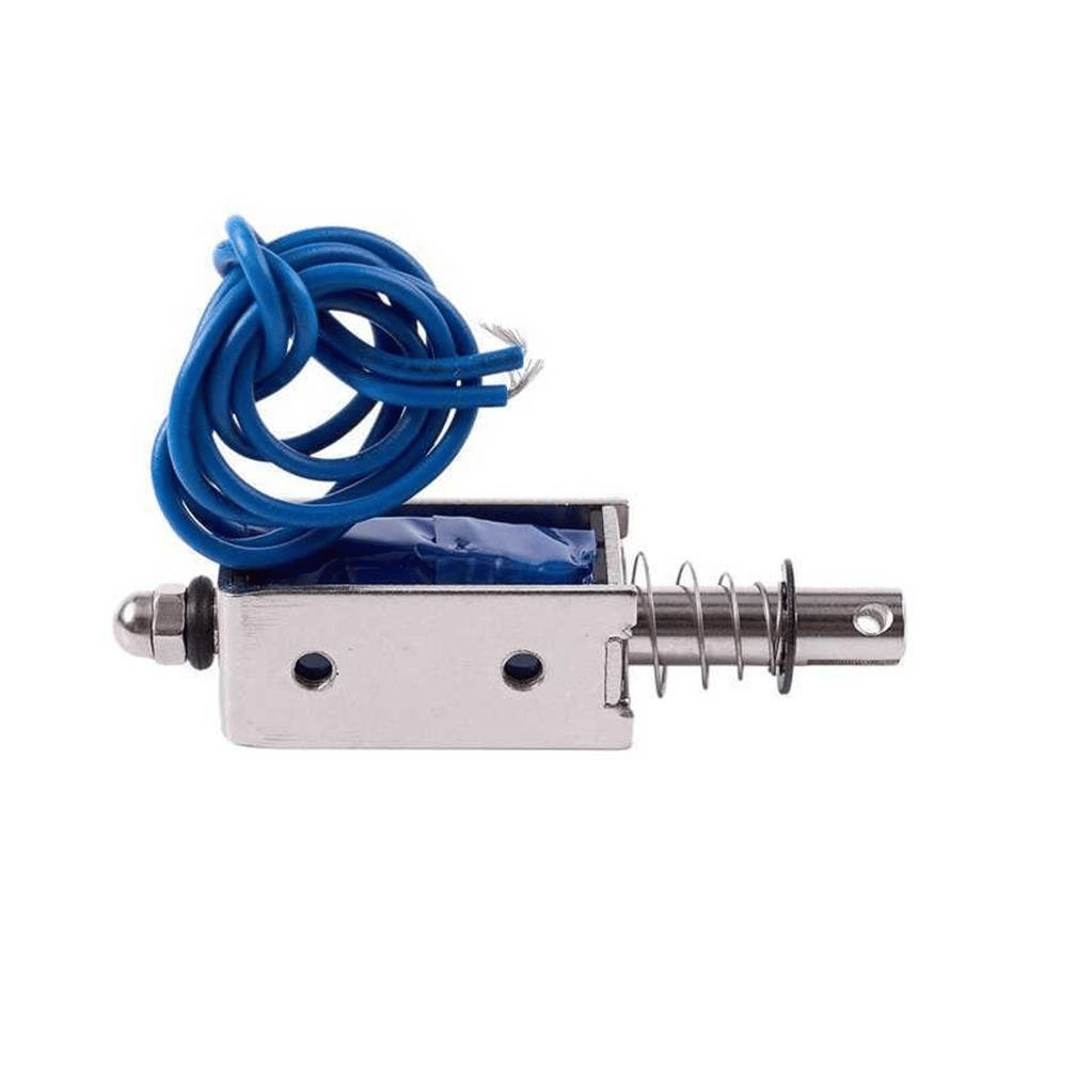 12V DC İtme-Çekme Selenoidi-5 Newton-10mm Stroke
