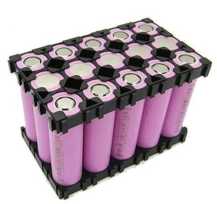 18650 Lityum Pil Braket 3x5 15 Hücre(ABS Plastik)