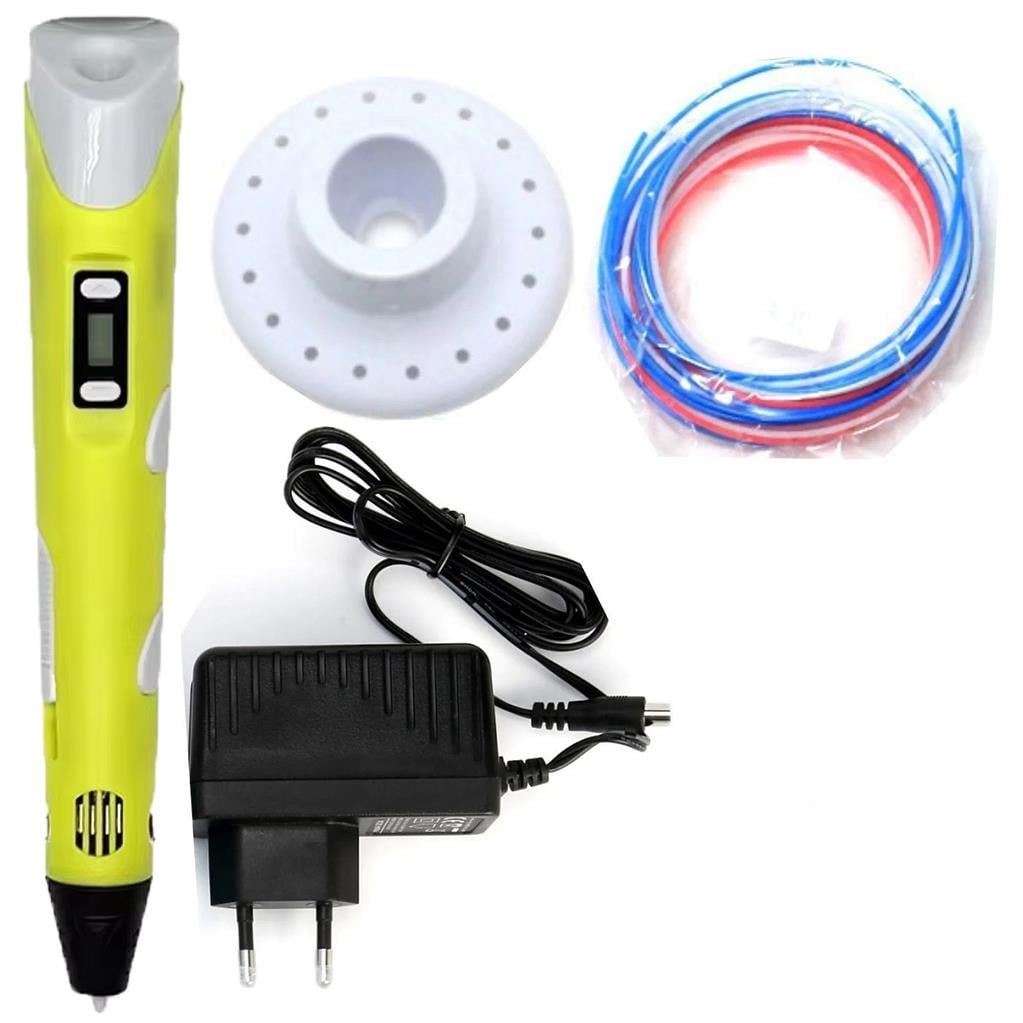 3D Kalem-Pen-Adaptörlü Model-Sarı