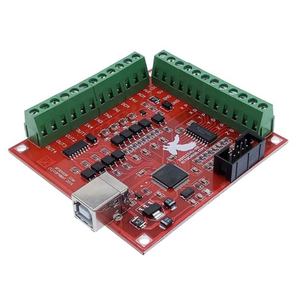 4 Eksen Cnc Usb Kontrol Kartı-Mach3 Uyumlu