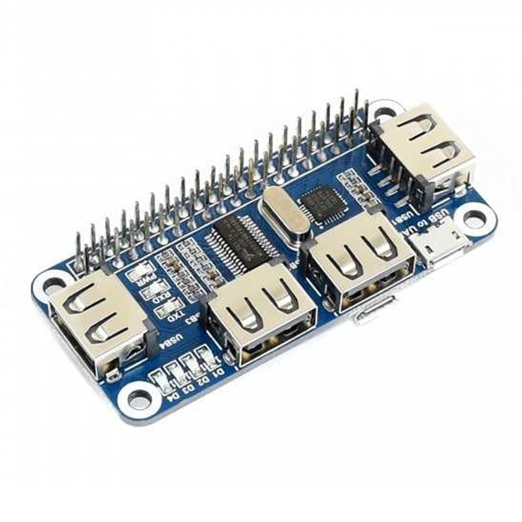 4 Portlu USB HUB HAT(Raspberry Pi için)