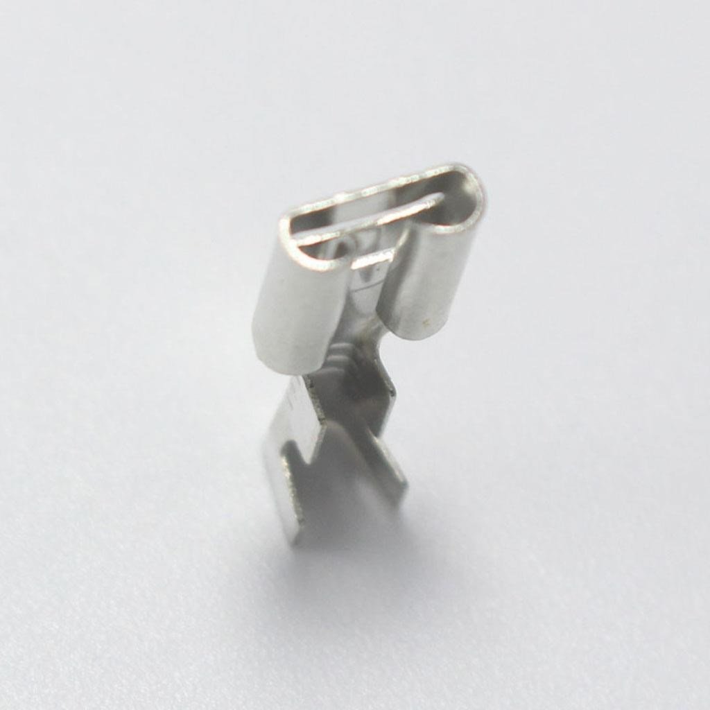 6.3mm İzolesiz Kablo Ucu Dişi Terminal Pabucu-10 Adet