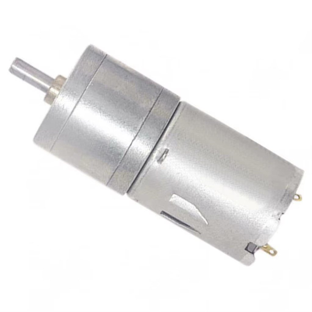 6V 25mm 280 Rpm JGA25-370 Düz Tip Redüktörlü DC Motor