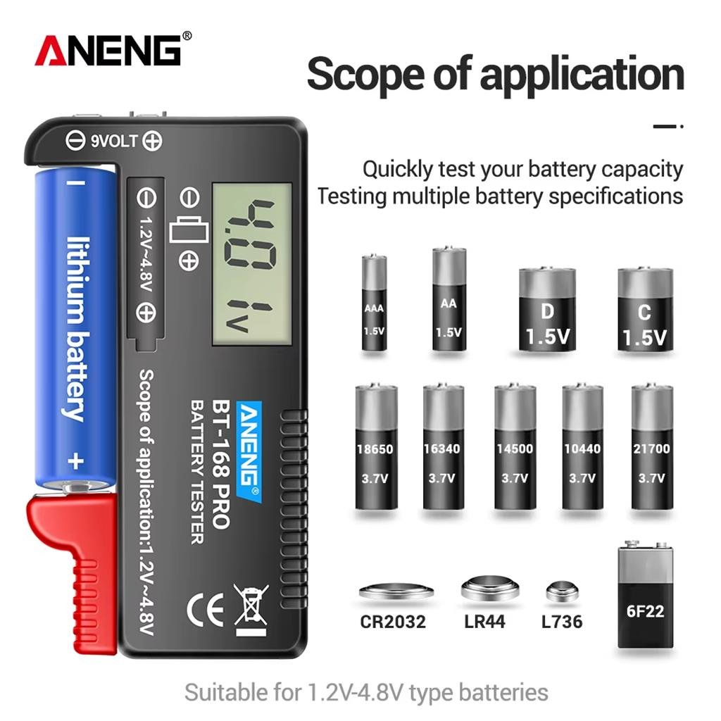ANENG BT-168 PRO Pil Test Cihazı