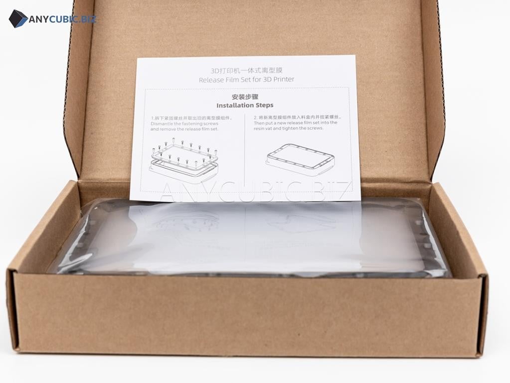 Anycubic 7.1 inç Quick Release Film-Mono 4 Ultra ACF Fep Film-5 Adet
